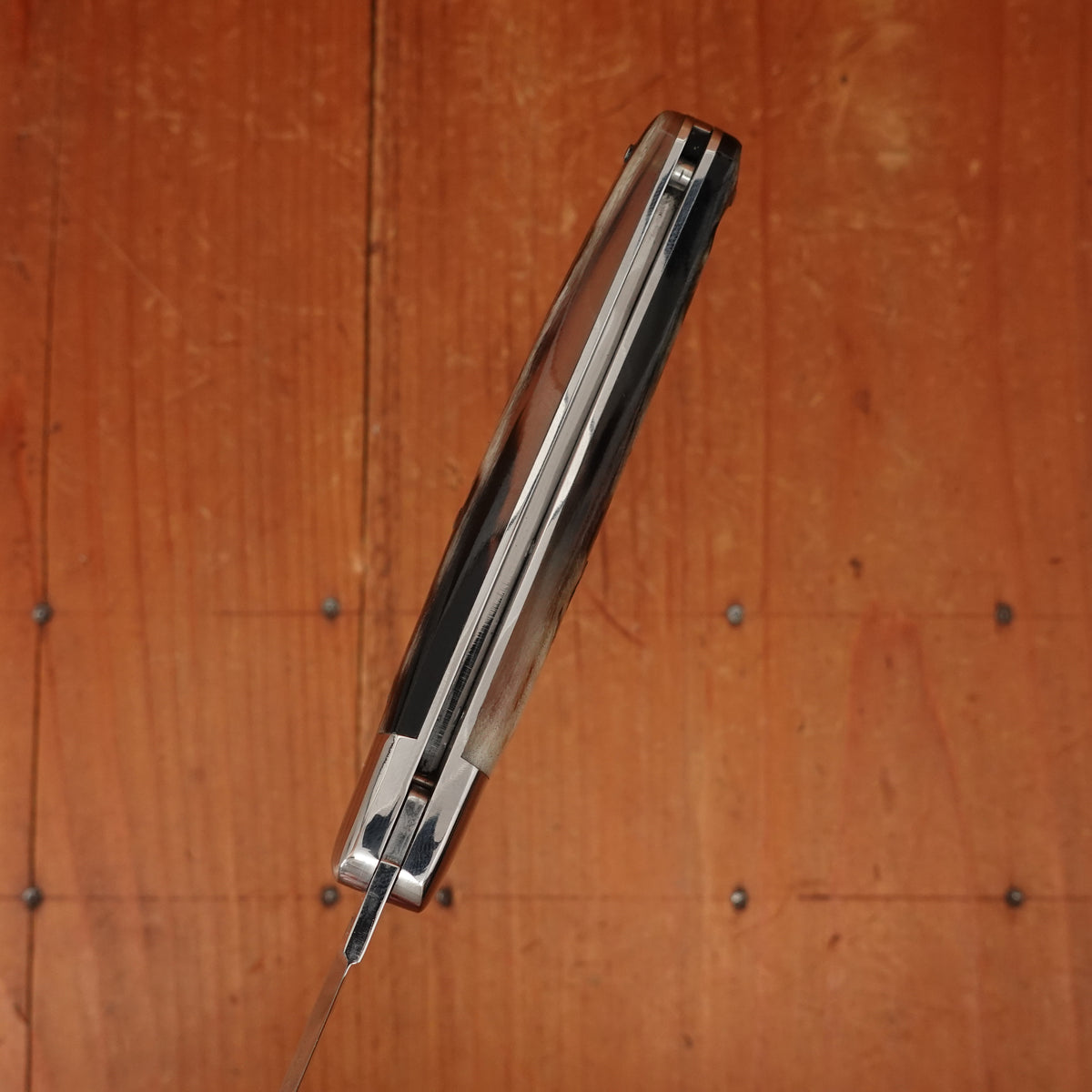 Fontenille Pataud Laguiole Le Pocket 10cm Pocket Knife Dark Ram Horn Lockback