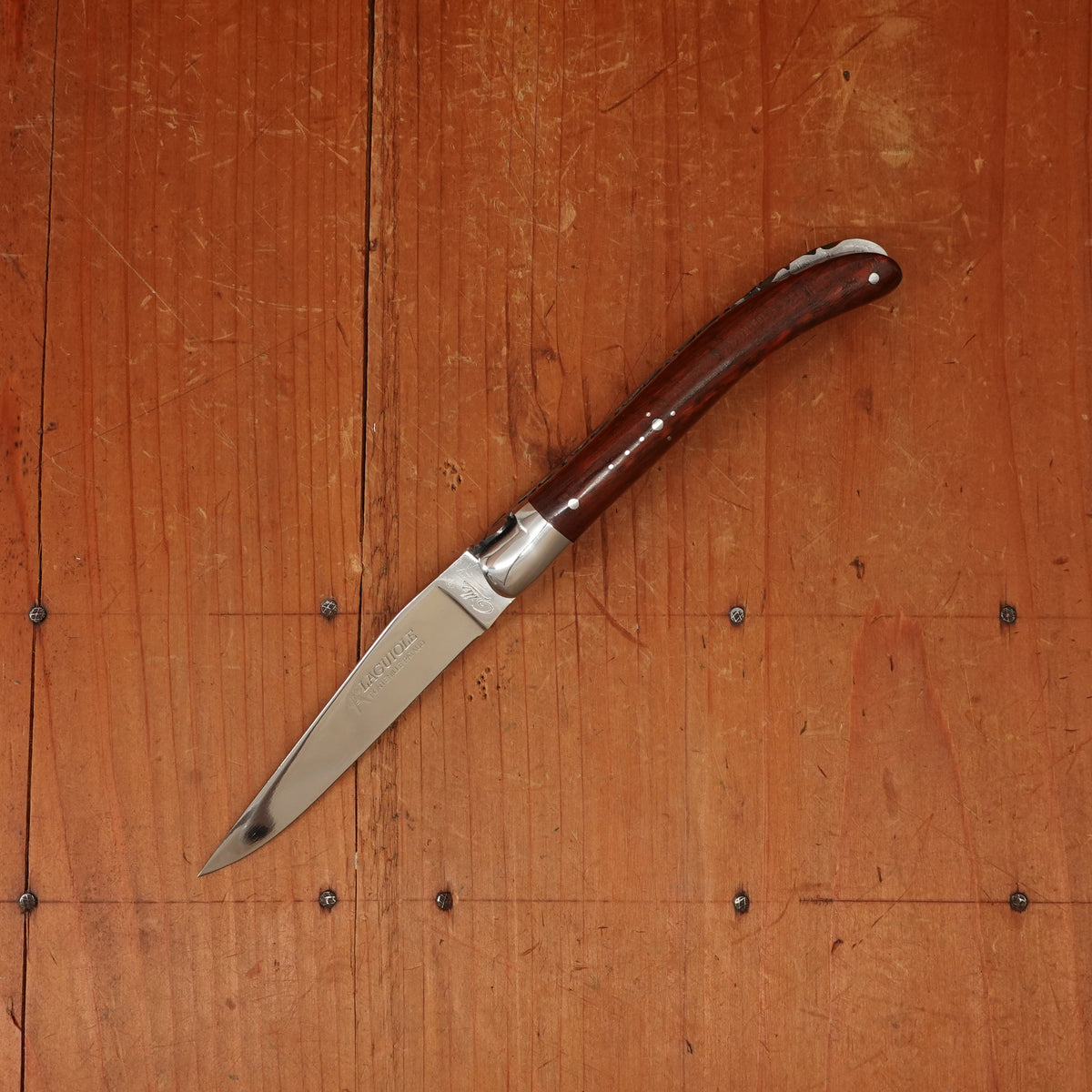 Fontenille Pataud Laguiole Le Pocket 10cm Pocket Knife Stainless Lockback Amourette