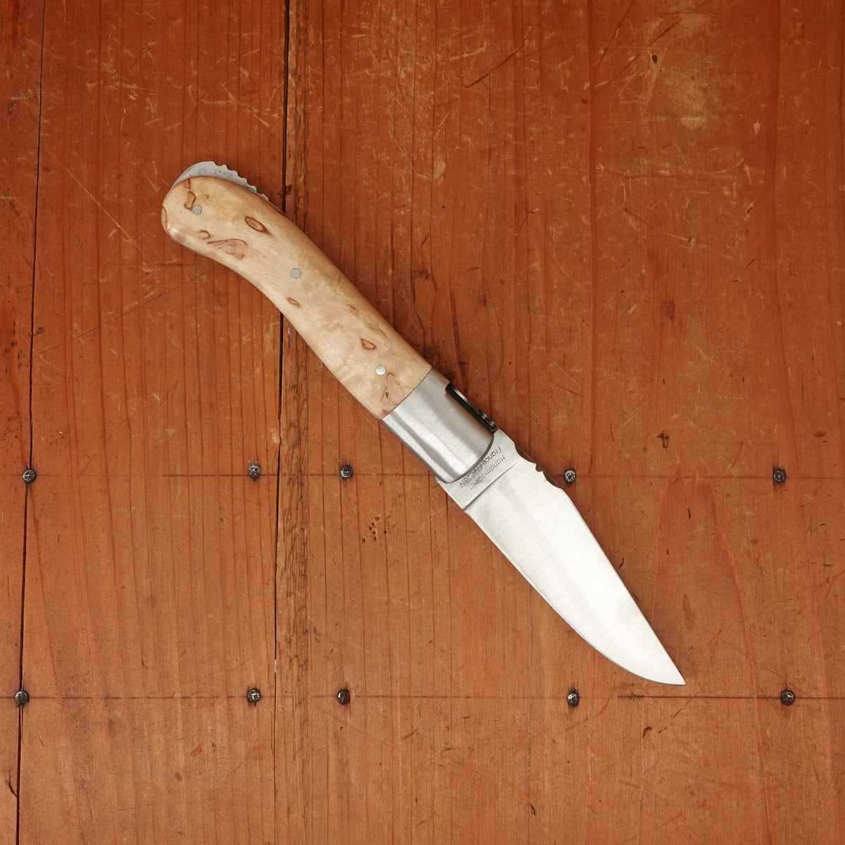 Fontenille Pataud Laguiole Gentleman 10.5cm Pocket Knife Birch Lockback