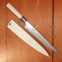 Ashi Hamono Ginga 270mm Wa Sujihiki Swedish Stainless with Saya