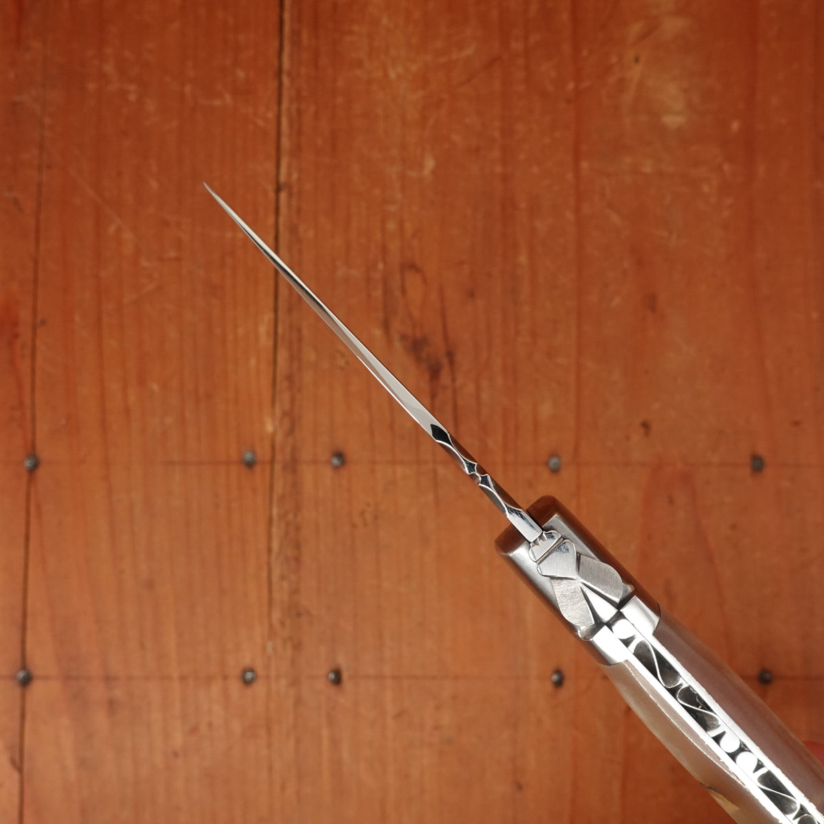 Fontenille Pataud Laguiole Gentleman 10.5cm Pocket Knife Stainless Lockback Ram Horn