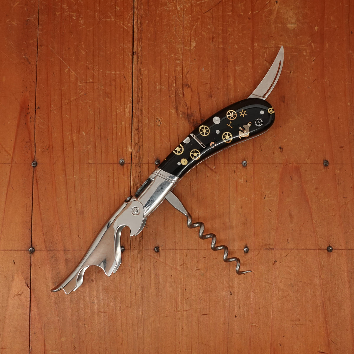 Fontenille Pataud Laguiole Magnum Sommelier Pocket Knife Watch Mechanism