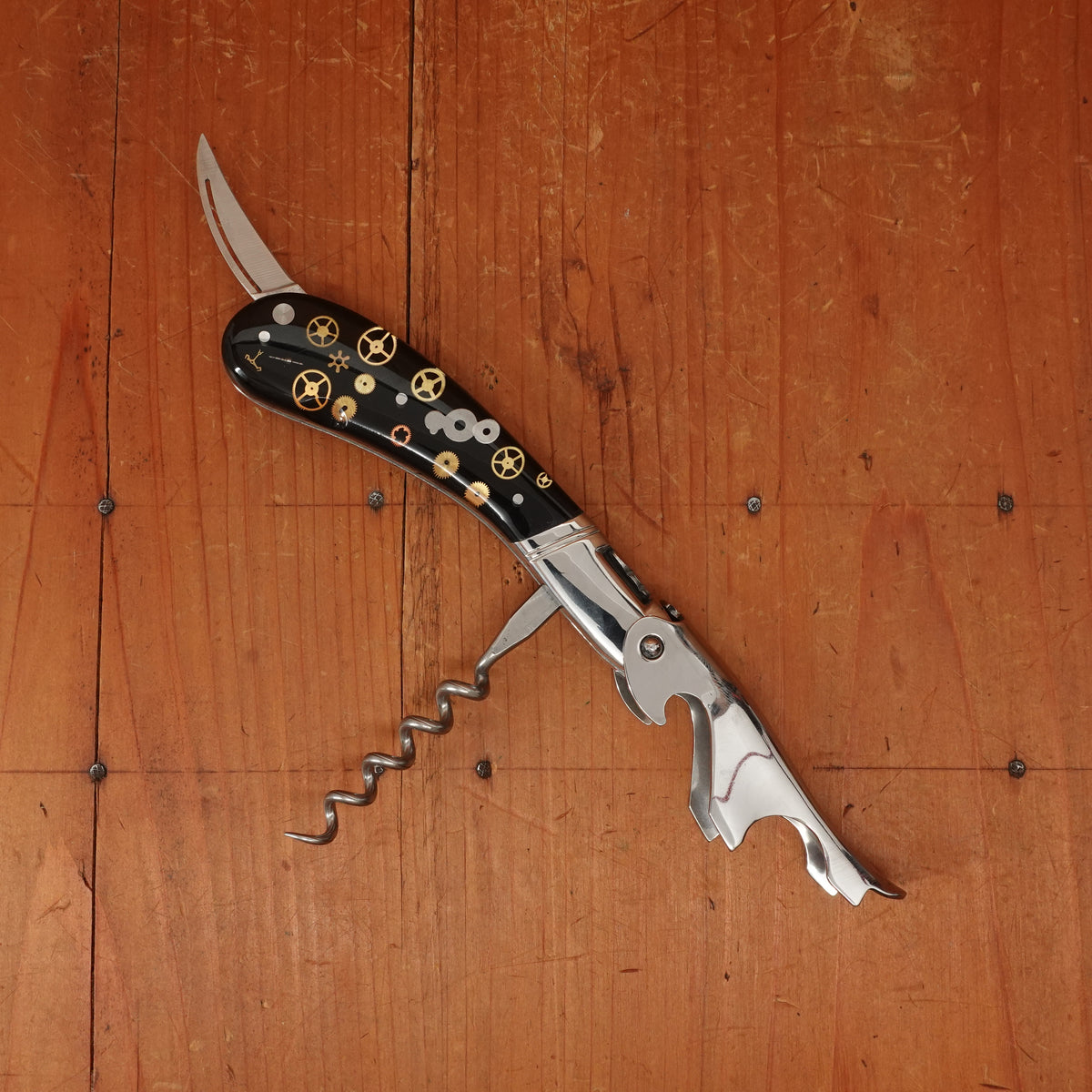 Fontenille Pataud Laguiole Magnum Sommelier Pocket Knife Watch Mechanism