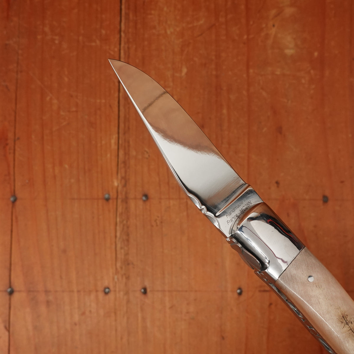 Fontenille Pataud Laguiole Gentleman 10.5cm Pocket Knife Stainless Lockback Ram Horn