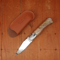Fontenille Pataud Laguiole Gentleman 10.5cm Pocket Knife Stainless Lockback Ram Horn