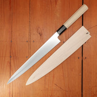 Ashi Hamono Ginga 270mm Wa Sujihiki Shirogami 2 with Saya