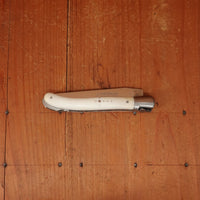 Fontenille Pataud Laguiole Nature 12cm Pocket Knife Cow Bone Lockback