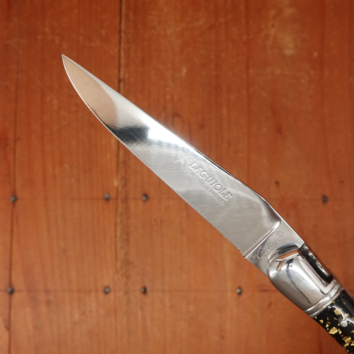 Fontenille Pataud Laguiole Nature 12cm Pocket Knife Feuille d'Or Lockback