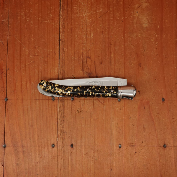 Fontenille Pataud Laguiole Nature 12cm Pocket Knife Feuille d'Or Lockback
