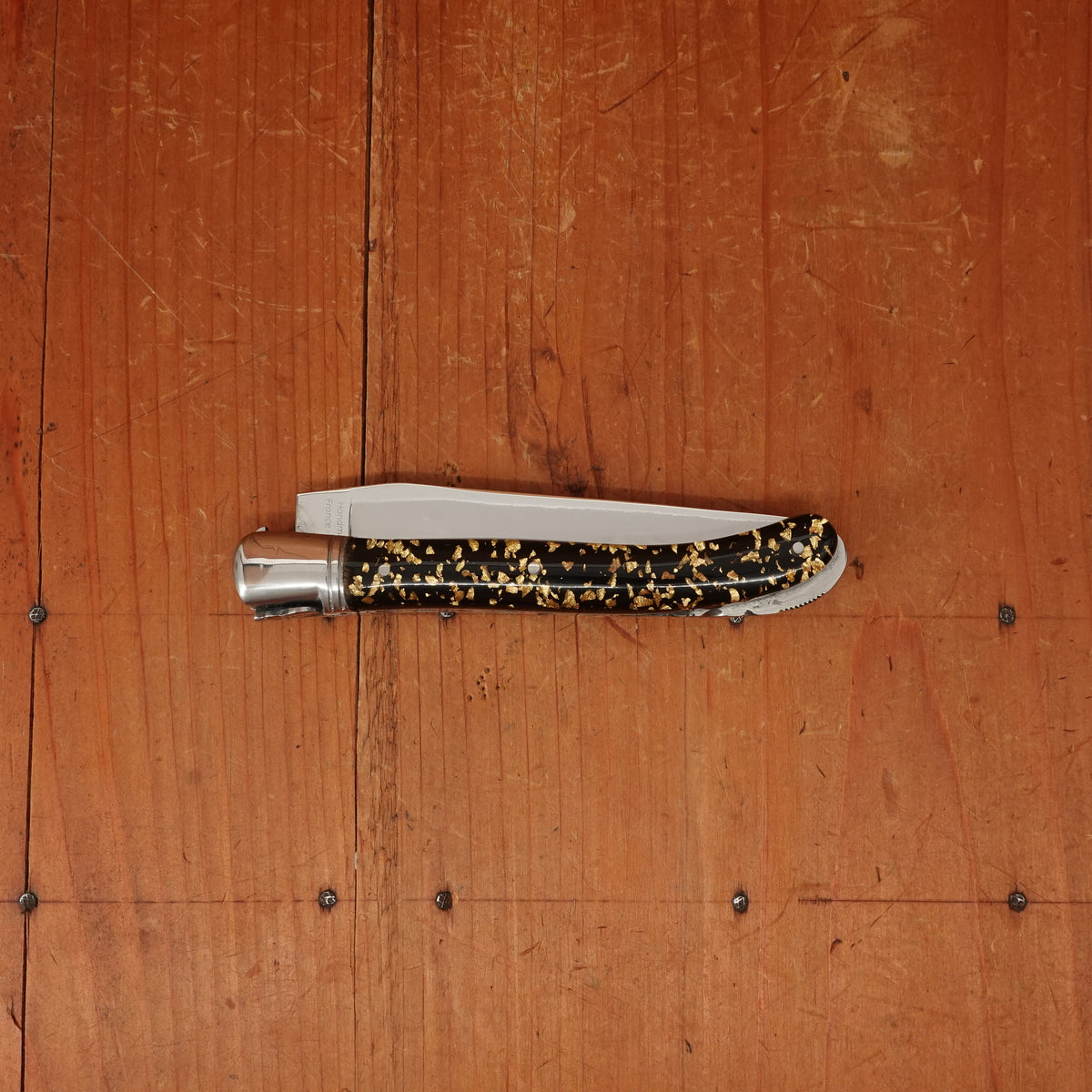 Fontenille Pataud Laguiole Nature 12cm Pocket Knife Feuille d'Or Lockback