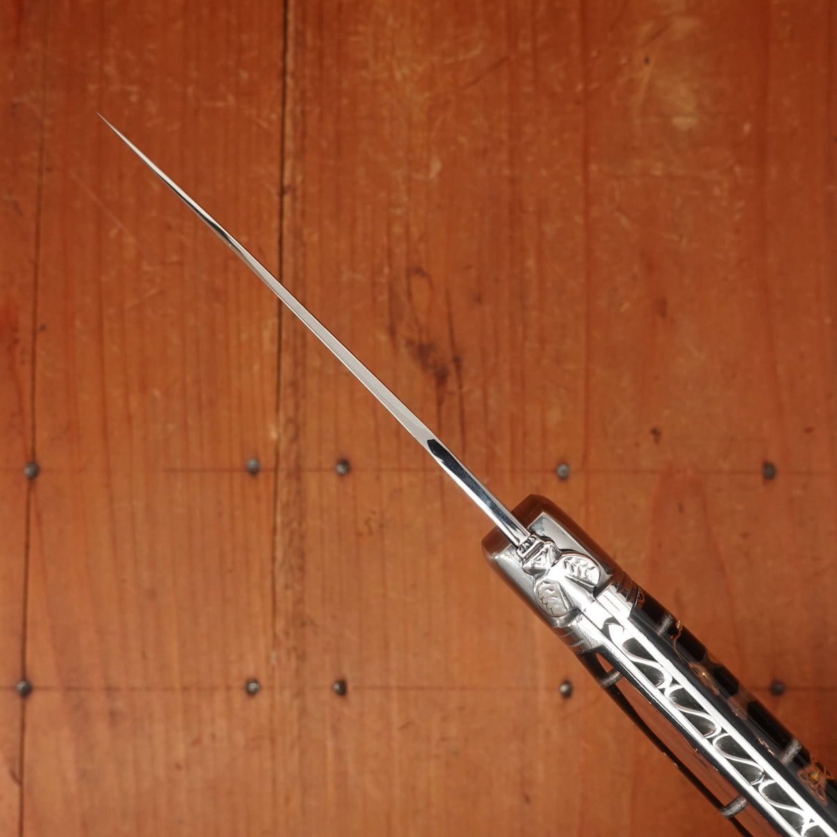 Fontenille Pataud Laguiole Nature 12cm Pocket Knife Stainless Lockback Watch Mechanism