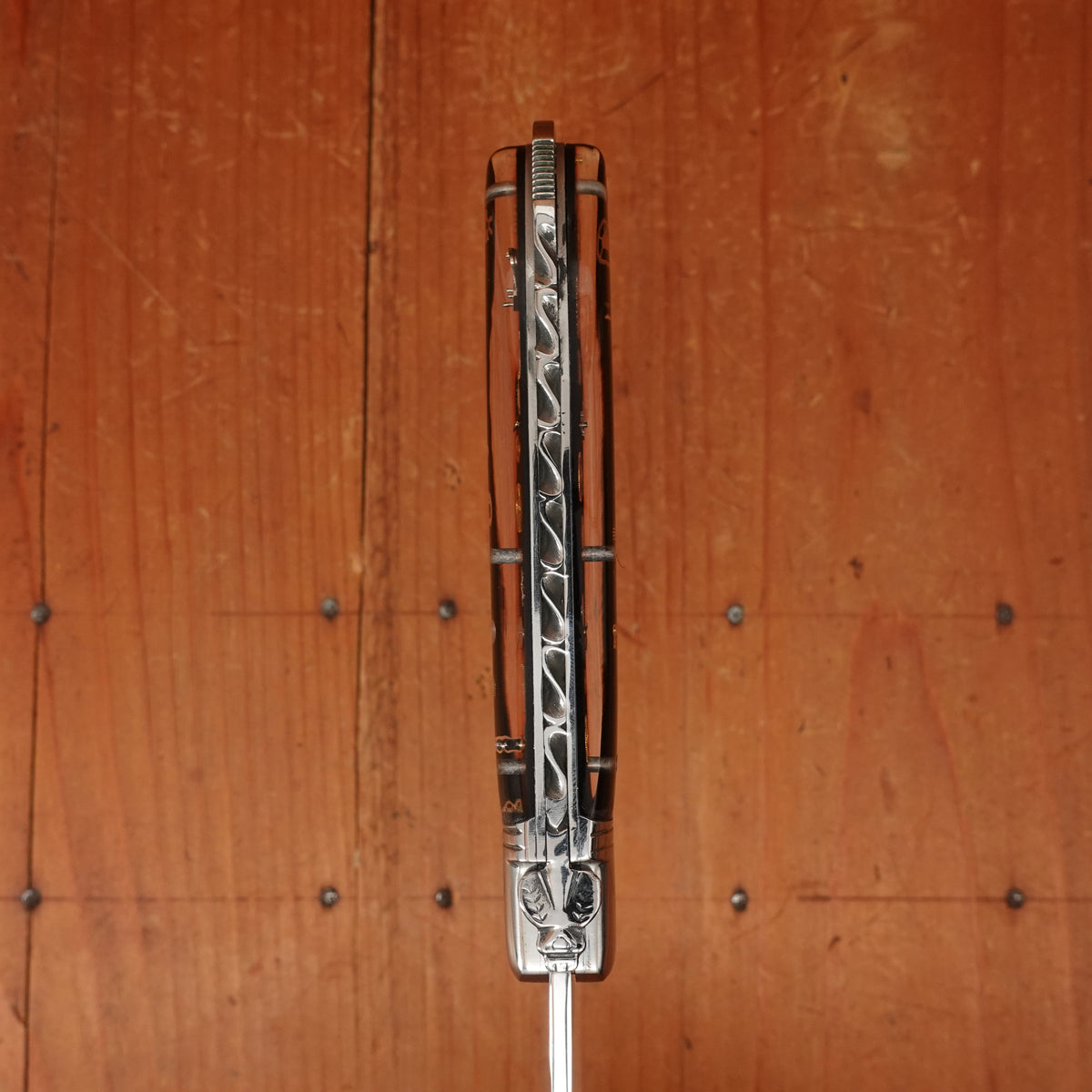 Fontenille Pataud Laguiole Nature 12cm Pocket Knife Stainless Lockback Watch Mechanism