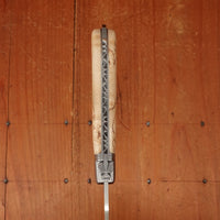 Fontenille Pataud Laguiole Nature 12cm Pocket Knife Stainless Lockback Curly Birch