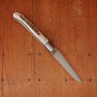 Fontenille Pataud Laguiole Nature 12cm Pocket Knife Stag Antler Lockback