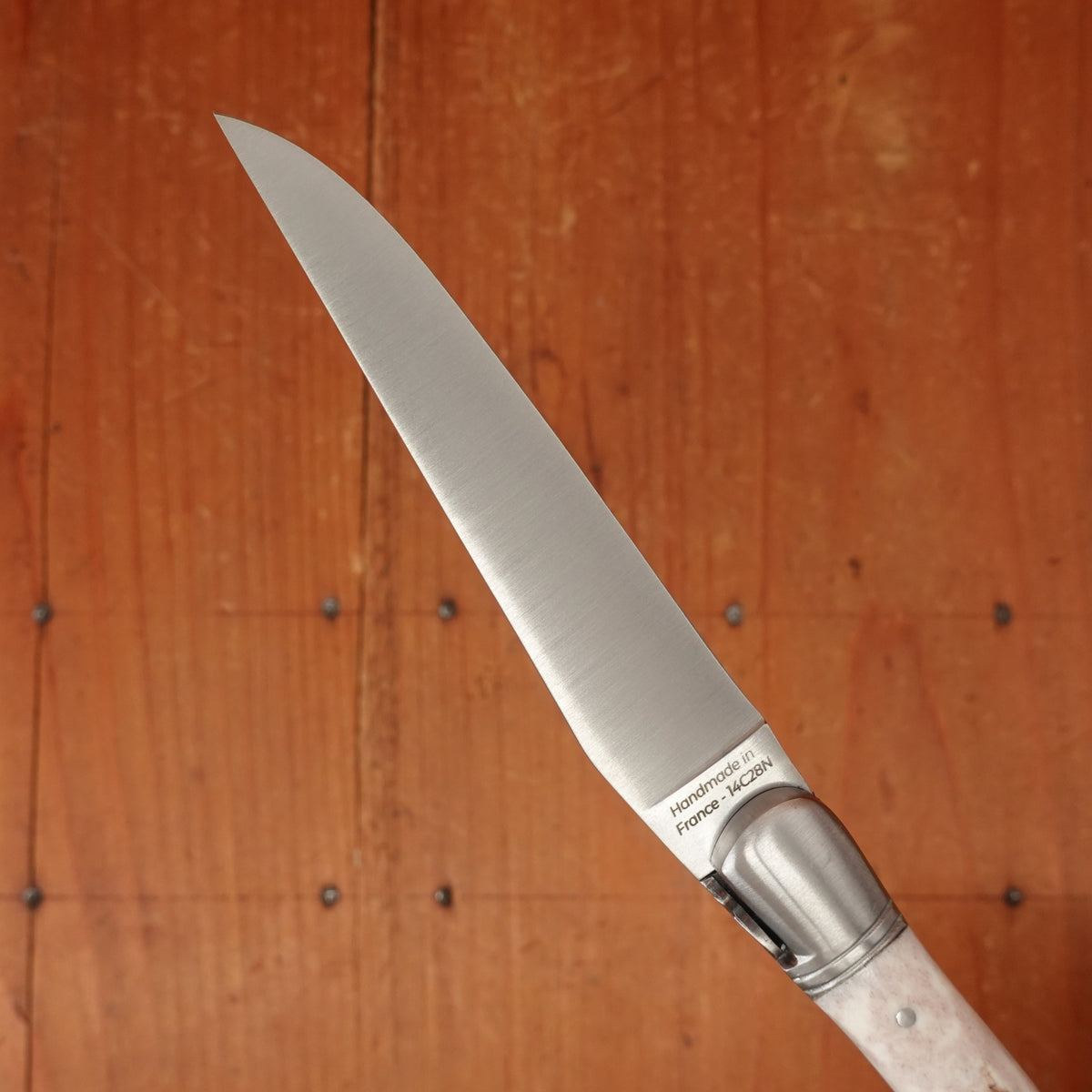 Fontenille Pataud Laguiole Nature 12cm Pocket Knife Stag Antler Lockback