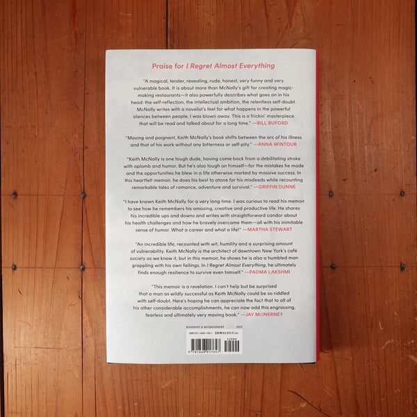 I Regret Almost Everything - Keith McNally