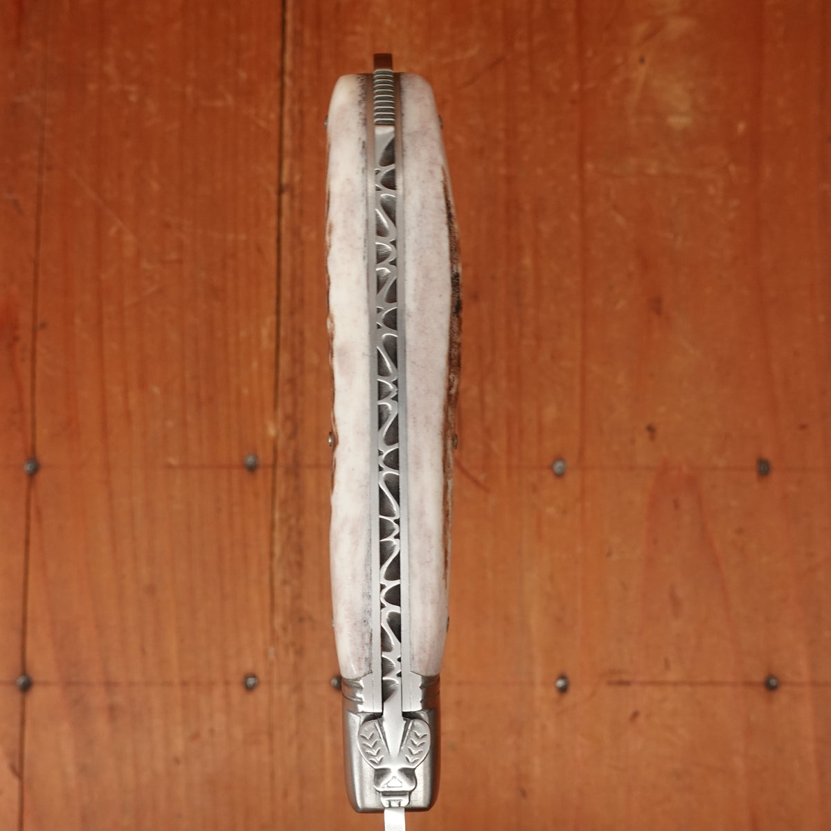 Fontenille Pataud Laguiole Nature 12cm Pocket Knife Stag Antler Lockback