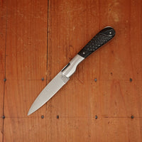 Fontenille Pataud Pialincu Needles 10.5cm Pocket Knife Stainless Lockback Carved Pinned Buffalo Horn