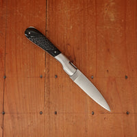 Fontenille Pataud Pialincu Needles 10.5cm Pocket Knife Stainless Lockback Carved Pinned Buffalo Horn