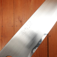 Wakui 210mm Gyuto Stainless Clad Shirogami 2 Migaki Warikomi Ho Octagonal