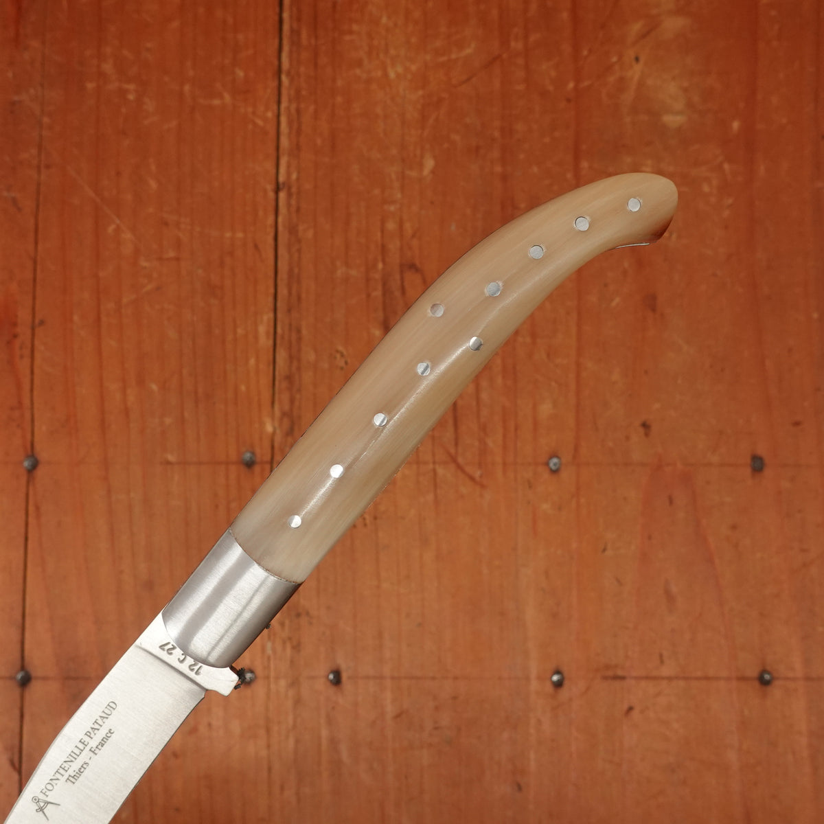 Fontenille Pataud Basque 12cm Pocket Knife Horn Tip