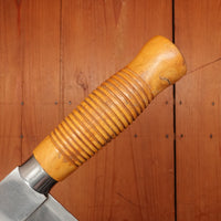 PIGEXTRA 11" Butcher's Leaf Cleaver n. 24 - Polished Stainless France 1970s-90s