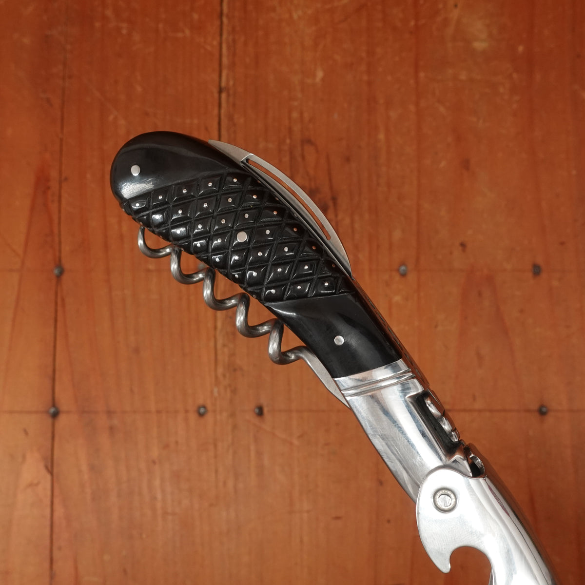 Fontenille Pataud Laguiole Magnum Sommelier Pocket Knife Carved Pinned Buffalo Horn Tip