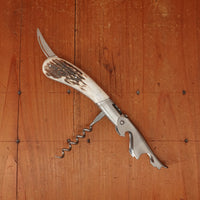 Fontenille Pataud Laguiole Magnum Sommelier Pocket Knife Stag Antler