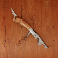 Fontenille Pataud Laguiole Magnum Sommelier Pocket Knife Poplar Burl