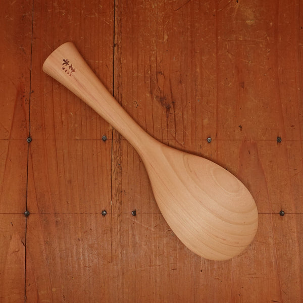 Kuramoto Curved Mountain Cherry Wooden Rice Paddle