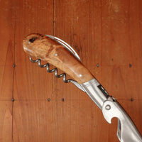 Fontenille Pataud Laguiole Magnum Sommelier Pocket Knife Poplar Burl