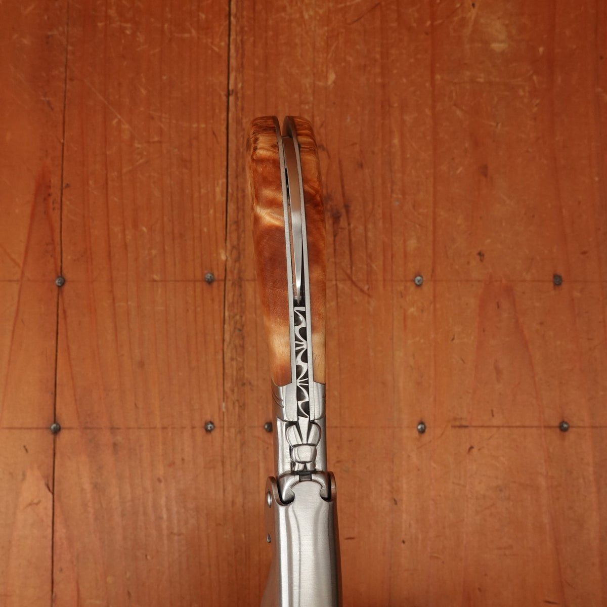 Fontenille Pataud Laguiole Magnum Sommelier Pocket Knife Poplar Burl