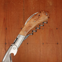 Fontenille Pataud Laguiole Magnum Sommelier Pocket Knife Poplar Burl