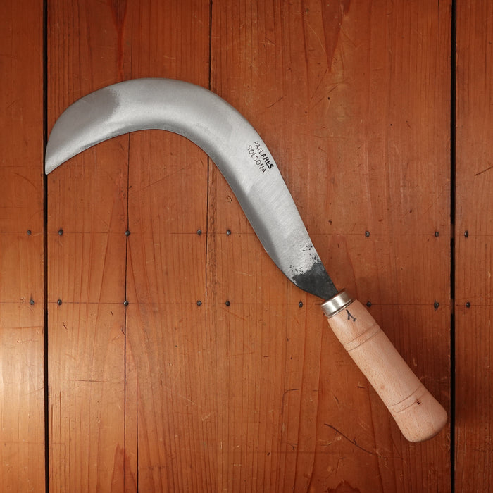 Pallares Strong Billhook No. 1 Carbon Steel Wood Handle
