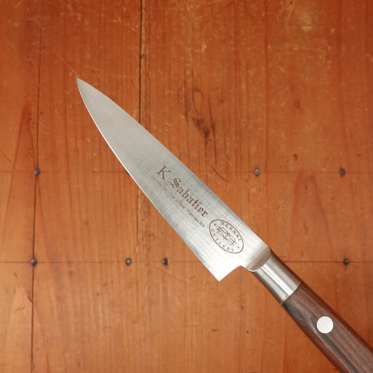 K Sabatier x Bernal Cutlery Nouvel Ideal 4" Paring Bolsterless Stainless Palissander