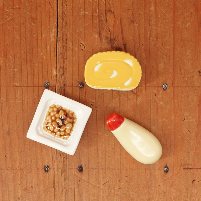 Ceramic Chopstick Rests Set of 3 (Japanese Foods)