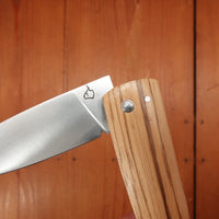 David Margrita Capuchin 11cm Drop Point Slip Joint Zebrano