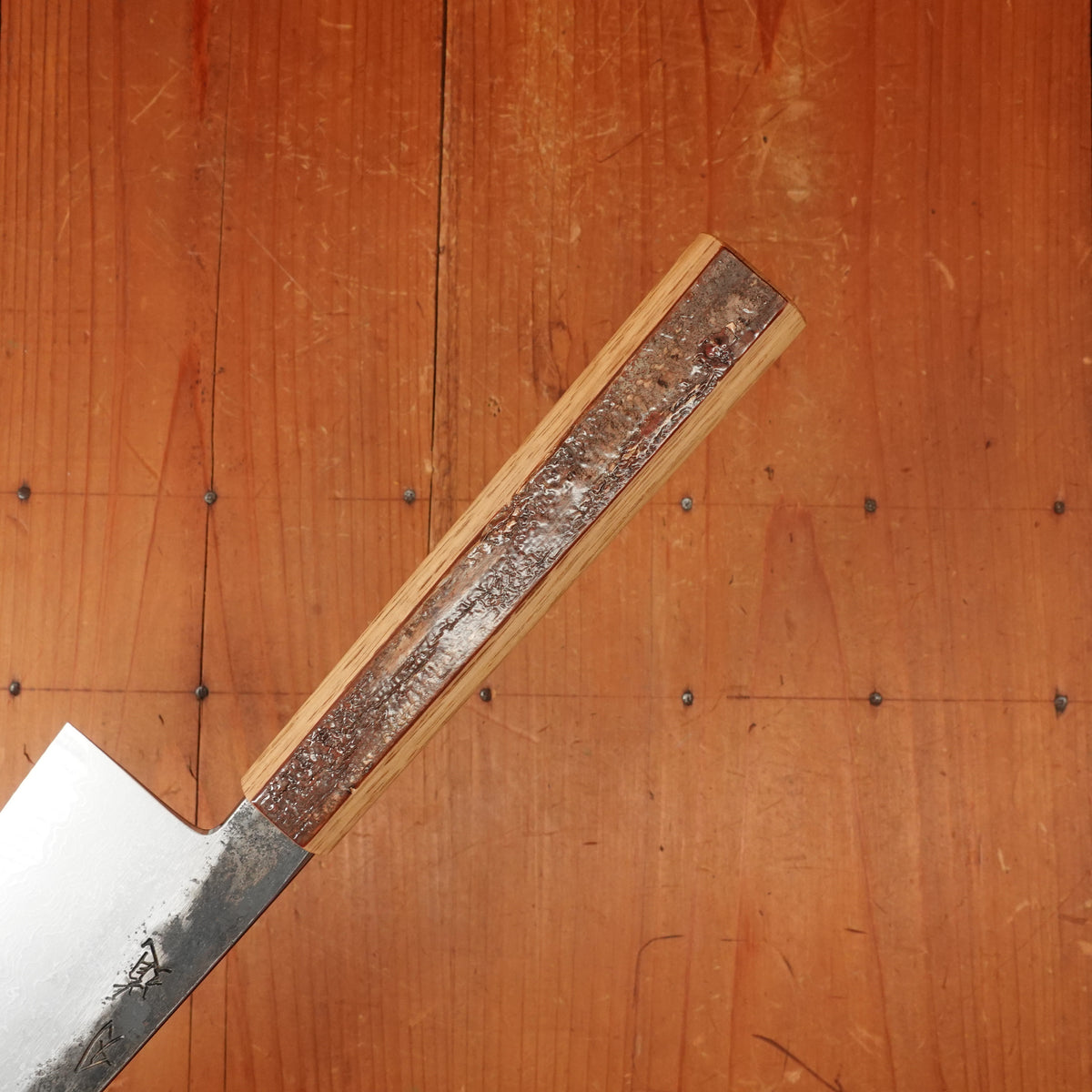 Hado Sumi B1D 240mm Tall Gyuto Aogami 1 Carbon Damascus Clad Urushi Sakura