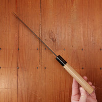 New Old Stock Yoshikane 180mm Wa-Petty SLD Suminagashi Damascus with New Ho & Horn Handle