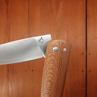 David Margrita Capuchin 11cm Drop Point Stainless Friction Lock Plain Wood