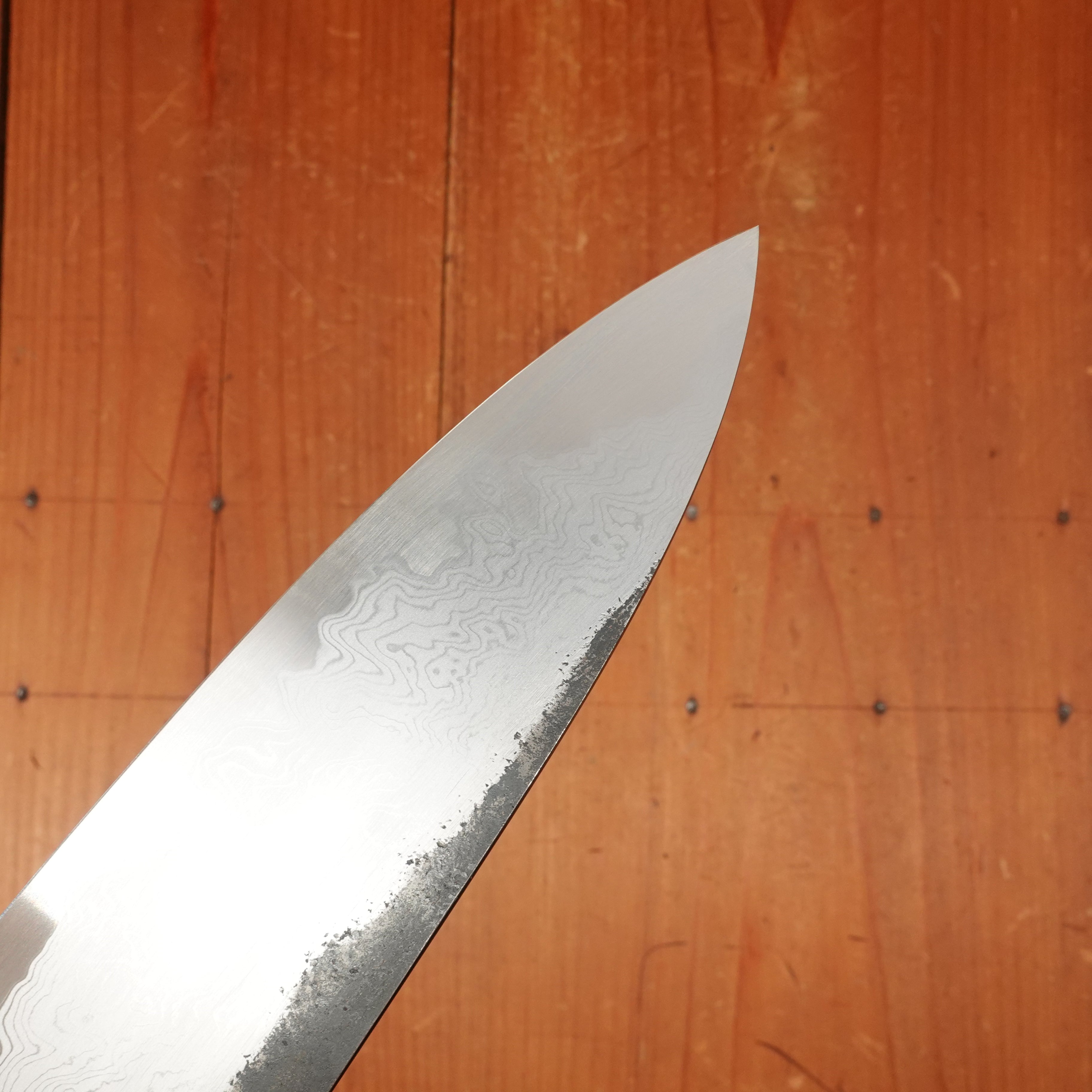 Hado Sumi B1D 240mm Tall Gyuto Aogami 1 Carbon Damascus Clad
