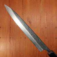 New Old Stock Yoshikane 180mm Wa-Petty SLD Suminagashi Damascus with New Ho & Horn Handle