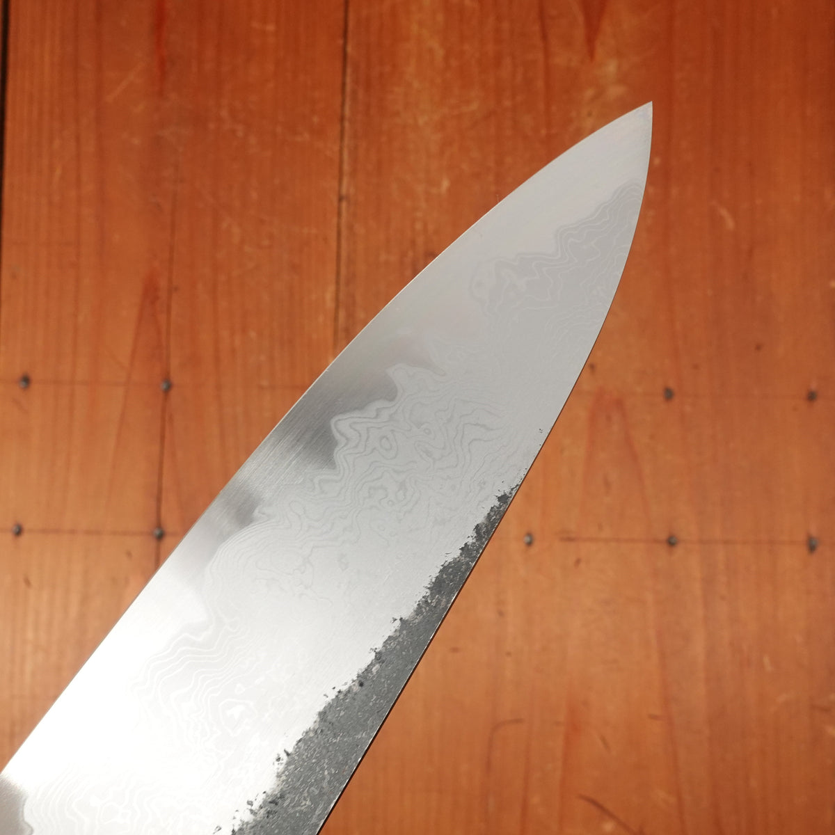 Hado Sumi B1D 210mm Tall Gyuto Aogami 1 Carbon Damascus Clad Urushi Sakura