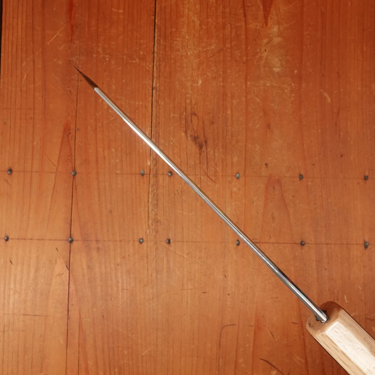 Hado Sumi B1D 180mm Bunka Aogami 1 Carbon Damascus Clad Urushi Sakura