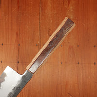 Hado Sumi B1D 180mm Bunka Aogami 1 Carbon Damascus Clad Urushi Sakura