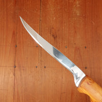 Helle 153mm Steinbit 12C27 Stainless Curly Birch