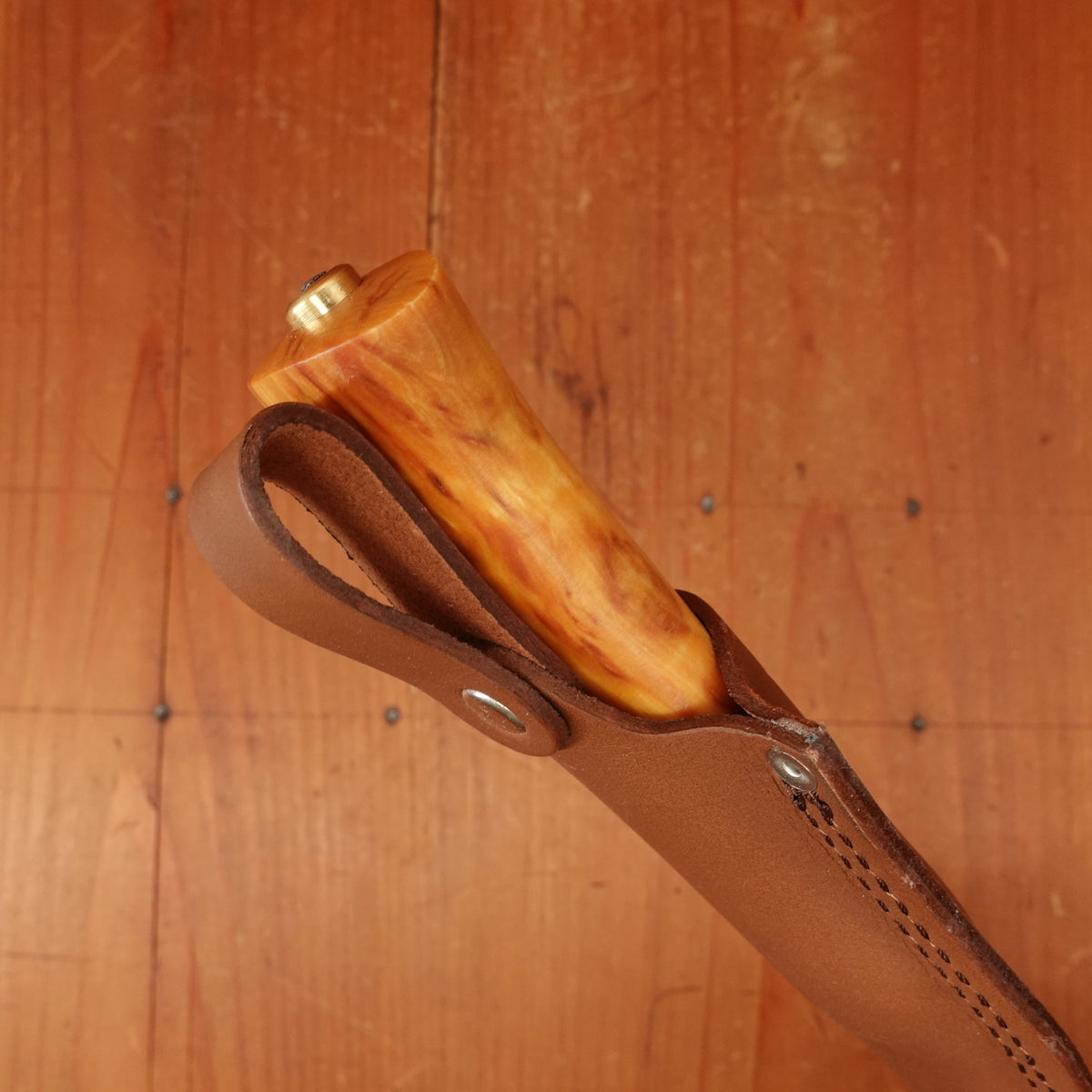 Helle 153mm Steinbit 12C27 Stainless Curly Birch