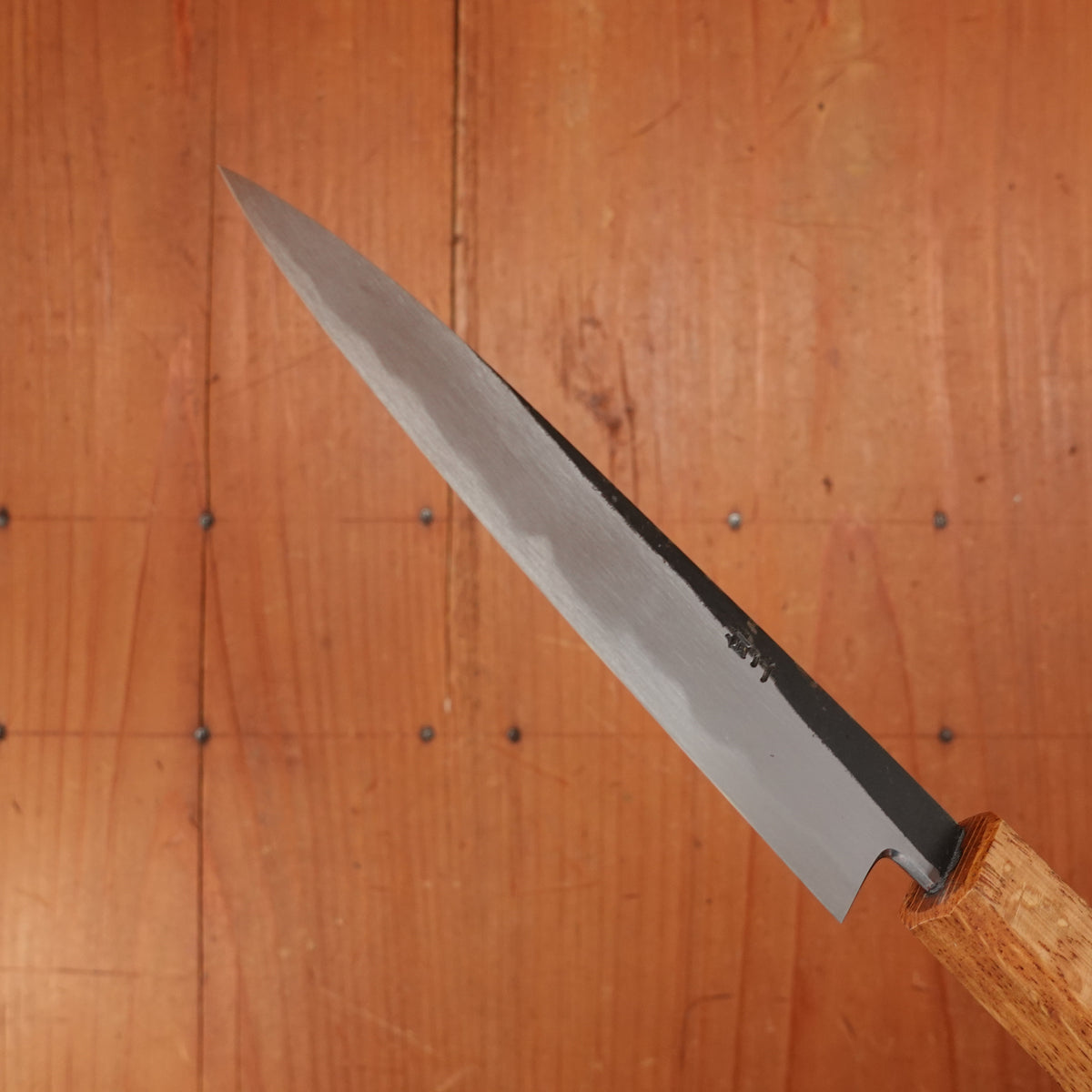 Hado Sumi 135mm Petty Shirogami 2 Kurouchi Finish Burnt Oak Handle