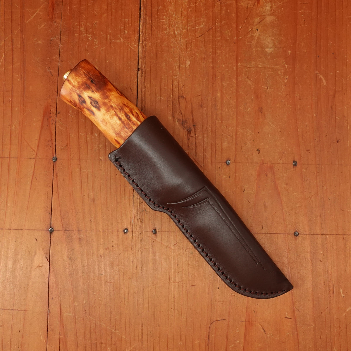 Helle 100mm Eggen Stainless Curly Birch