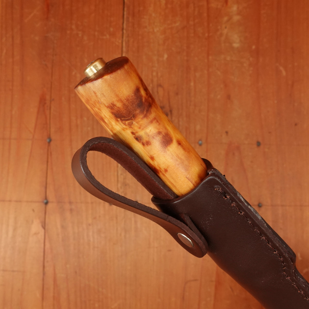 Helle 100mm Eggen Stainless Curly Birch